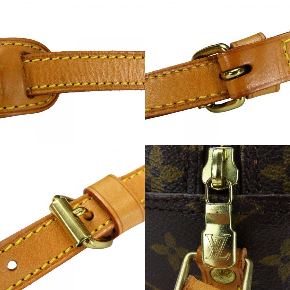 LOUIS VUITTON Authentic Brown Monogram Leather Shoulder Bag - Picture 6 of 11